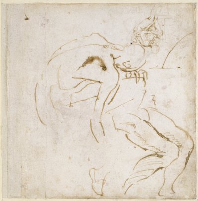 Figure Study, c.1511 by Michelangelo Buonarroti